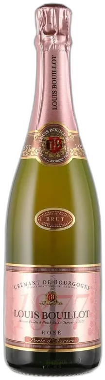 photo Crémant de Bourgogne Brut Rosé Perle d’Aurore Louis Bouillot