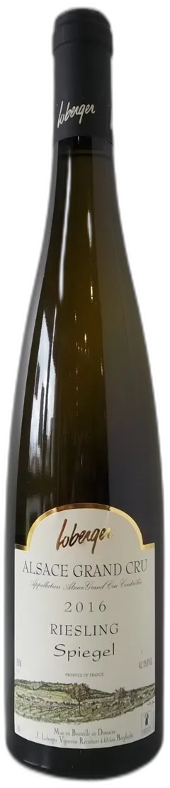 photo Riesling Grand Cru Spiegel 2019 Loberger a Biodynamie