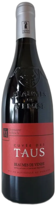 image du vin Beaume de Venise Dom st Roch Cuvée des Taus