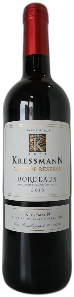 photo Bordeaux Kressmann Rouge Grande Réserve 2020
