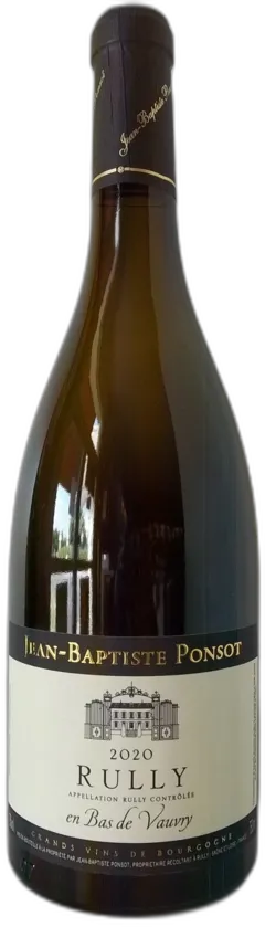 image du vin Rully Blanc 2020 'en Bas de Vauvry' Jean Baptiste Ponsot