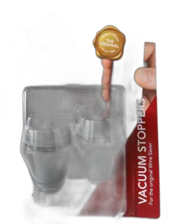 vue du vin Lot 2 Bouchons Vacuvin