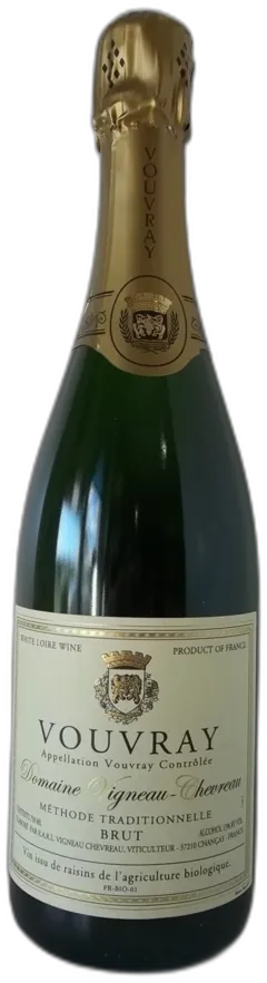 photo du vin Vouvray Méthode Traditionnelle Brut "Domaine Vigneau-Chevreau"a Bio