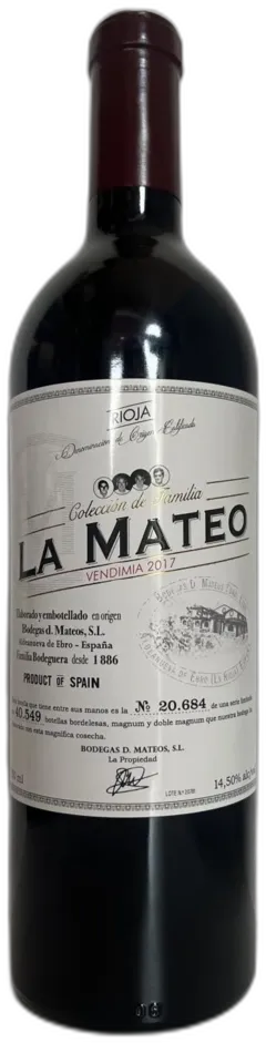 vue du vin Rioja Docg la Mateo Crianza Dom Mateos