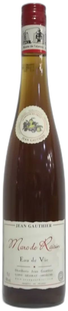 image du vin Eau de Vie Marc de Raisin Jean Gauthier
