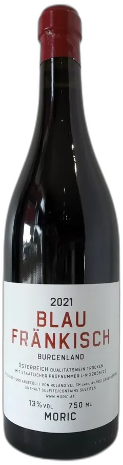 illustration du vin Blau Fränkisch Burgenland Dom Moric Autriche