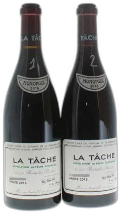 photo 2016 Domaine de la Romanee-Conti, la Tache Grand Cru