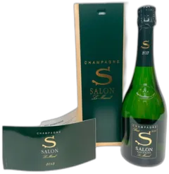 vue du vin Champagne Salon le Mesnil Blanc de Blancs 2013