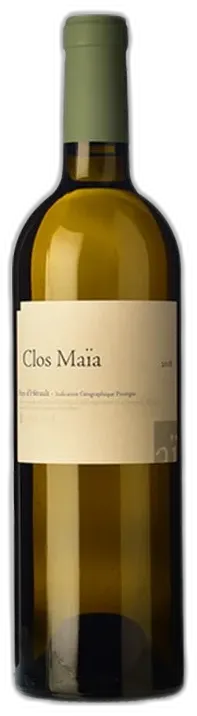 vue du vin Clos Maïa Blanc 2022 Igp Herault) Clos Maïa