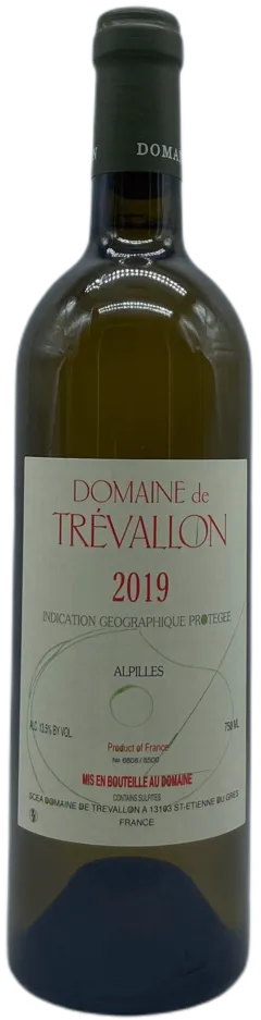 photo Igp Alpilles Trévallon Blanc 2019