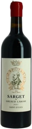 photo Sarget Second Vin de Gruaud Larose 2021 st Julien