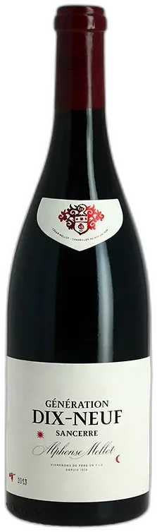 vue du vin Sancerre Rouge Génération Dix-Neuf 2013 Alphonse Mellot