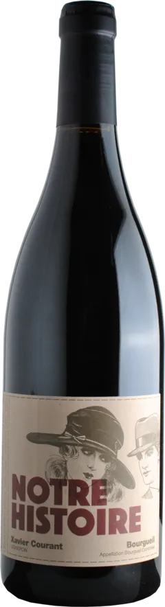 image du vin Notre Histoire à Bourgueil Bio Domaine de l’Oubliee Xavier Courant