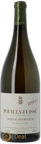 photo Pouilly-Fuissé les Birbettes Château des Rontets 2021