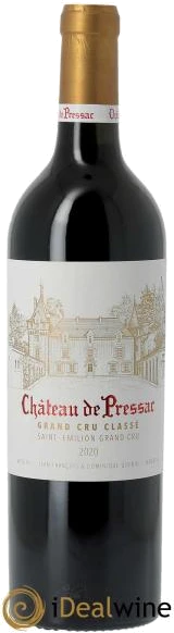 photo Château de Pressac Grand Cru Classé 2020