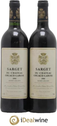 photo Sarget de Gruaud Larose Second Vin 1995