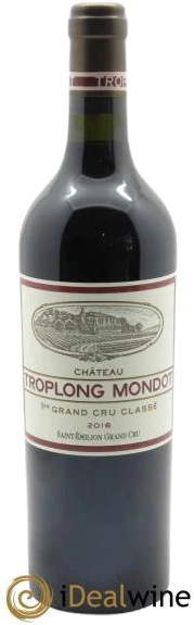 photo Château Troplong Mondot 1er Grand Cru Classé B 2016