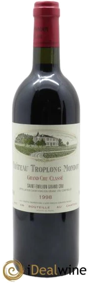 photo Château Troplong Mondot 1er Grand Cru Classé B 1998