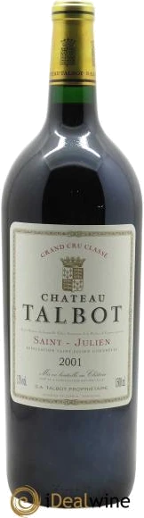 photo Château Talbot 4ème Grand Cru Classé 2001