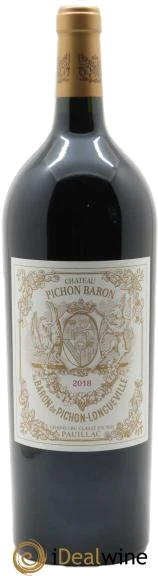 photo Pichon Longueville Baron 2ème Grand Cru Classé 2018