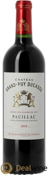 photo Château Grand Puy Ducasse 5ème Grand Cru Classé 2018