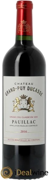 photo Château Grand Puy Ducasse 5ème Grand Cru Classé 2016