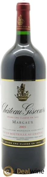 photo Château Giscours 3ème Grand Cru Classé 2003