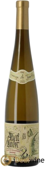 photo Alsace Riesling Grand Cru Sommerberg Vanne Albert Boxler 2022