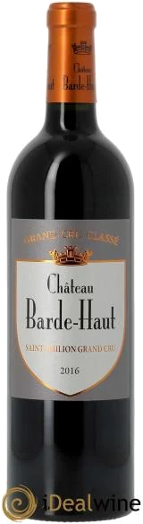 photo Château Barde Haut Grand Cru Classé 2016