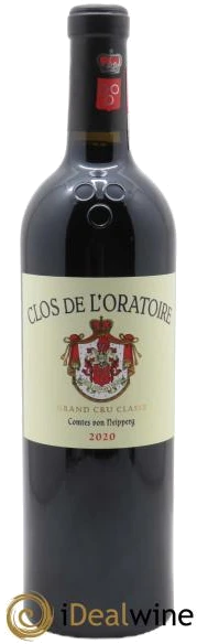 photo Clos de L&Apos;Oratoire Grand Cru Classé 2020