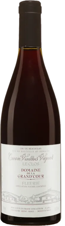 image du vin jl Dutraive Fleurie Domaine de la Grand’Cour le Clos Vieilles Vignes