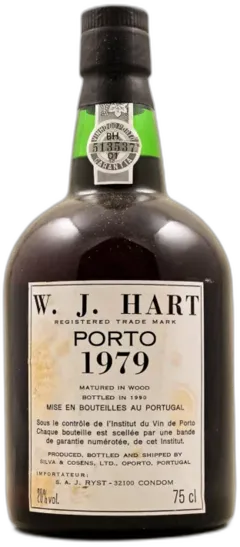 image du vin W.J.Hart Porto Colheita 1979