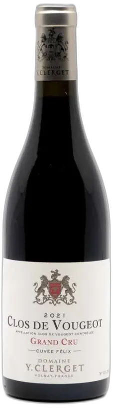 photo du vin Clerget Yvon Clos de Vougeot Grand Cru Cuvée Félix 2021