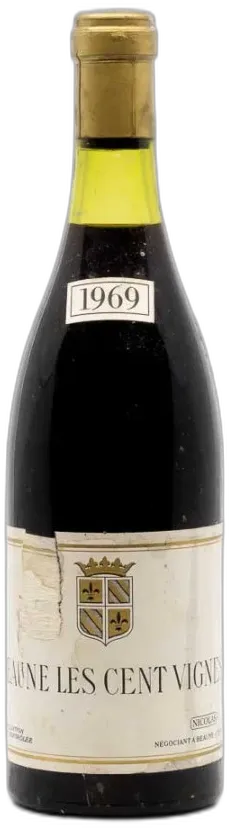 photo du vin Nicolas Beaune 1er Cru Cent Vignes 1969