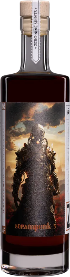 photos du vin Zero Nine Spirits Armagnac-Ténazères "26 Ans - Série Steampunk" 1998