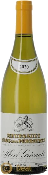 photo Meursault 1er Cru Clos des Perrières Albert Grivault 2020