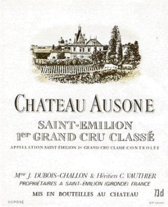 photo 2022 Chateau Ausone Premier Grand Cru Classe A, Saint-Emilion Grand Cru