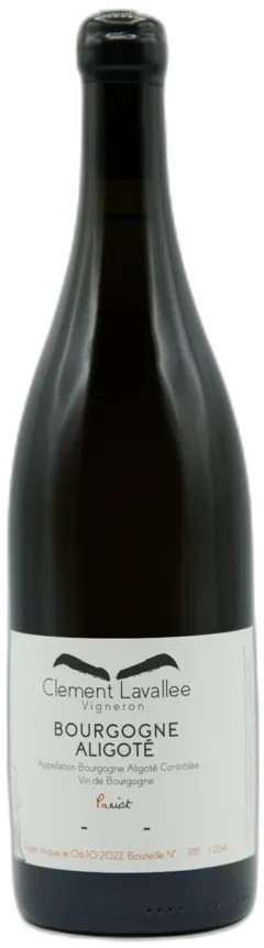 vue du vin Domaine Clément Lavallee Aoc Bourgogne Aligoté 
