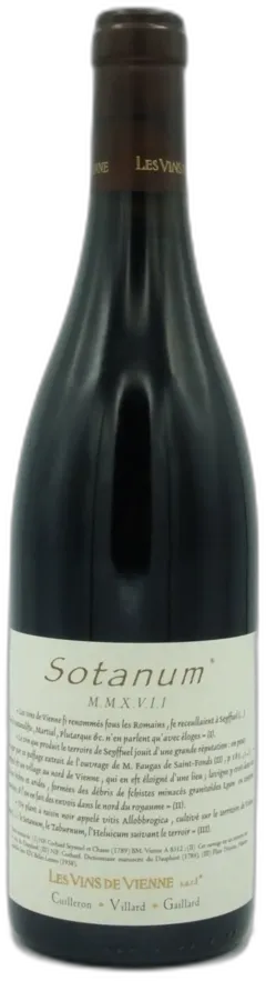 image du vin les Vins de Vienne "Heluicum" Syrah Igp Collines Rhodaniennes Rouge