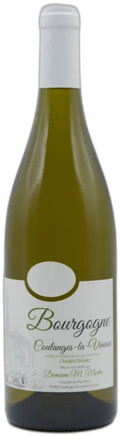 illustration du vin Michel Martin Aoc Bourgogne Coulanges-la-Vineuse 2022 Blanc