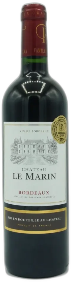 image du vin Château le Marin Aoc Bordeaux 2016 Rouge