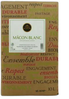 photo du vin Terres Secrètes Aoc Mâcon Blanc Cubi 10 Litres