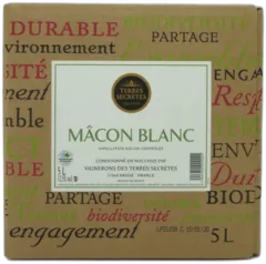 image du vin Terres Secrètes Aoc Mâcon Blanc Cubi 5 Litres