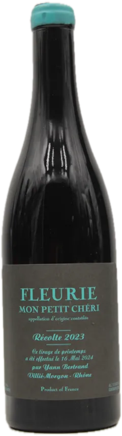capture du vin Fleurie "Mon Petit Cheri" 2023 Domaine les Bertrand