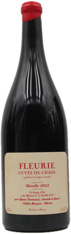 photo du vin Fleurie "Cuvee du Chaos" 2022 Domaine les Bertrand