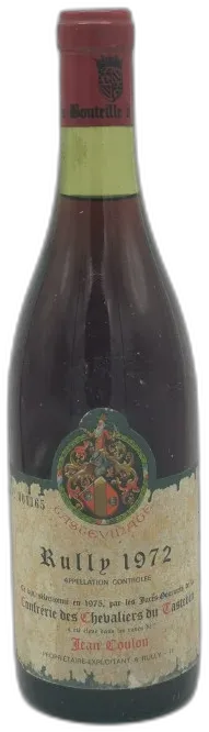 illustration du vin Rully 1972 Jean Coulon