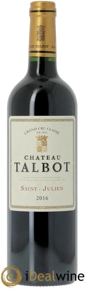 photo Château Talbot 4ème Grand Cru Classé 2016