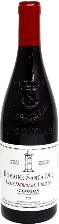 photo Santa Duc Gigondas Clos Derriere Vieille Bio 2019