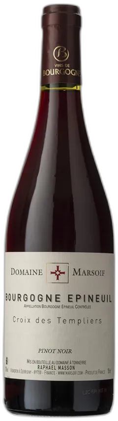 capture du vin Bourgogne Epineuil "la Croix des Templiers" Domaine Marsoif