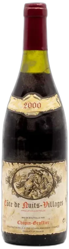 photos du vin Chopin Groffier Côtes de Nuits Villages 2000